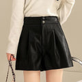 New Autumnwinter High-waiste Figure-flattering A-line Wide-leg Pants For Outerwear