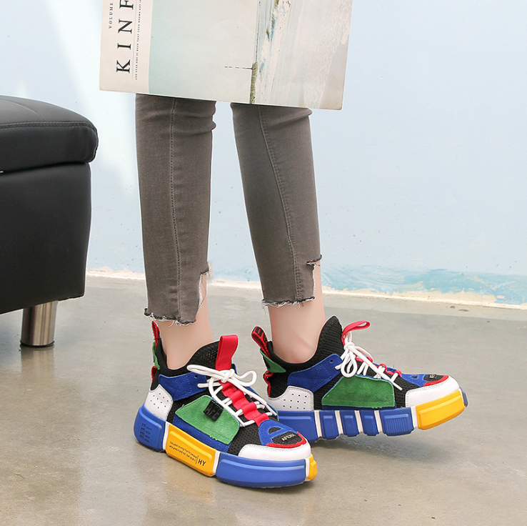 Breathable Mesh Ulzzang Dad Sneakers (Flat Shoes)