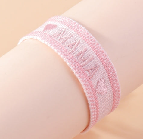 Mother's Day Woven Bracelet Commemorative Gift Strap