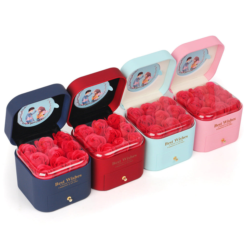 Tanabata Romantic Valentine's Day Ring Pendant Gift Box