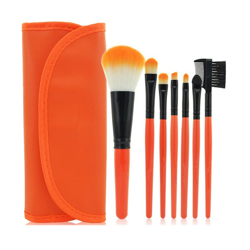 7-Piece Makeup Brush Set with Premium Brush Bag