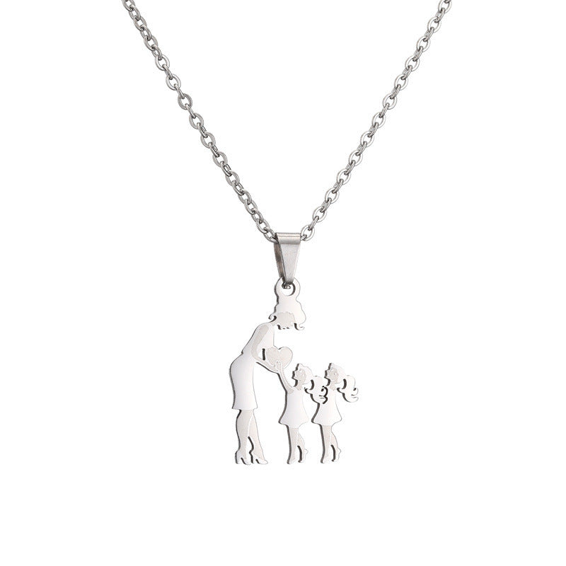 DIY Mother-Daughter Pendant Necklace for Mother's Day