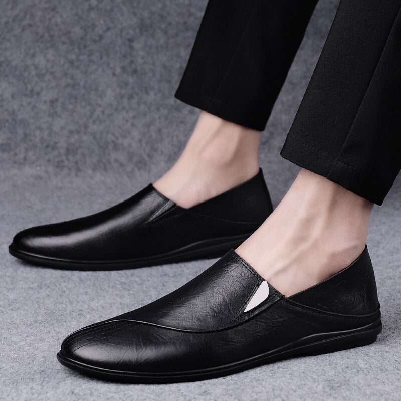 Men's Leather Shoes, Sandals, and Sports Sneakers