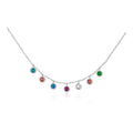S925 Sterling Silver Necklace Women's Diamond