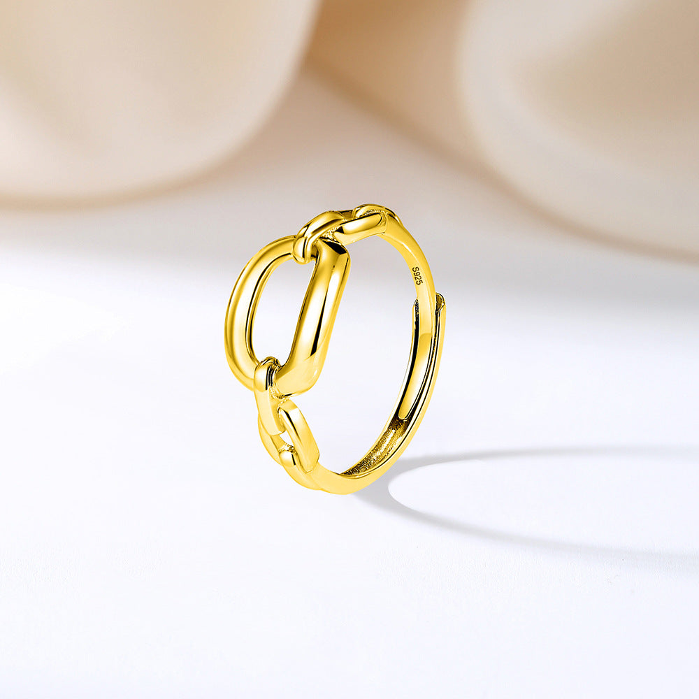 High-grade S925 Openning Silver Ring