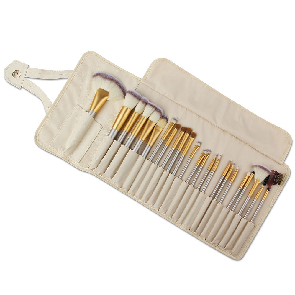 24-Piece Persian Champagne Makeup Brush Set
