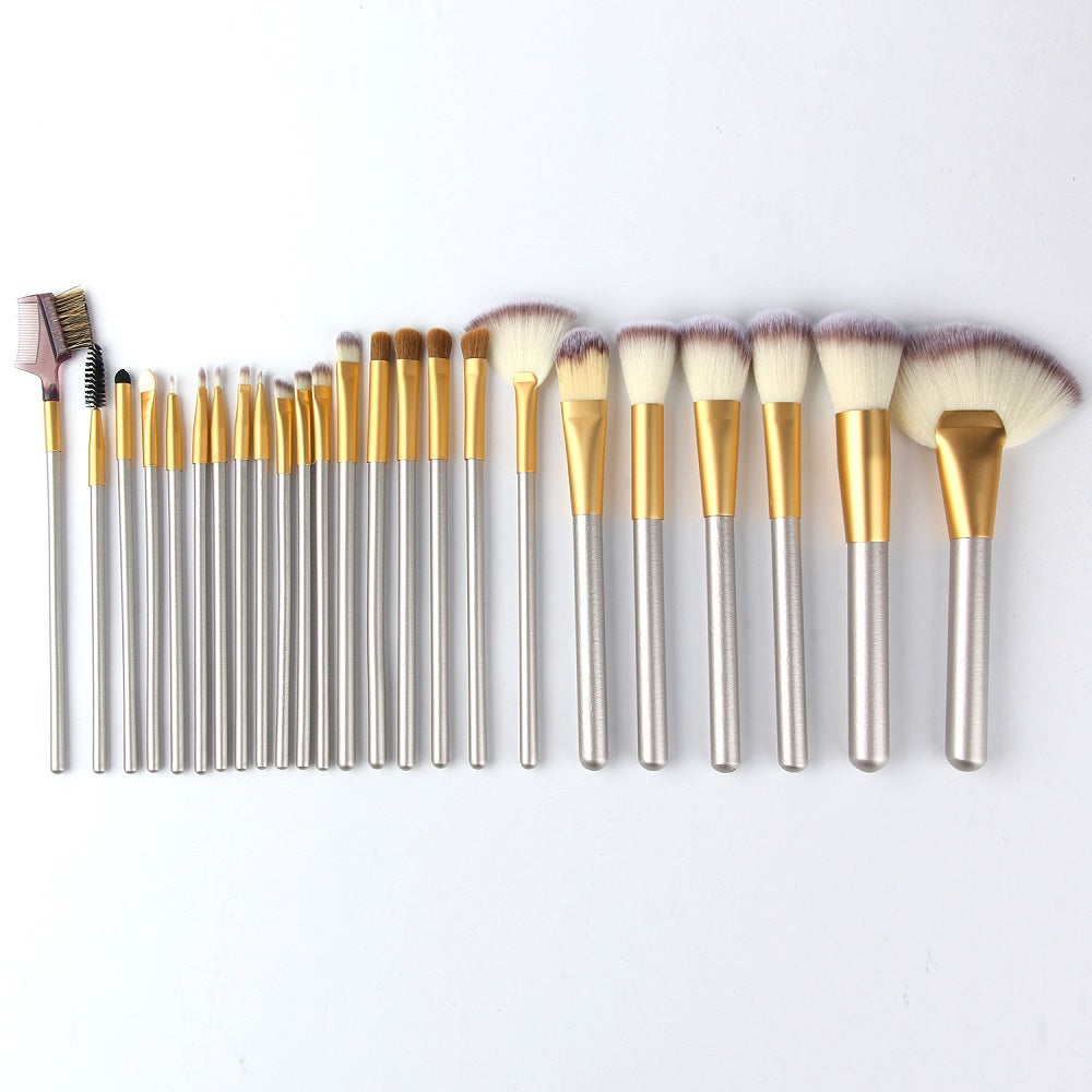 24-Piece Persian Champagne Makeup Brush Set