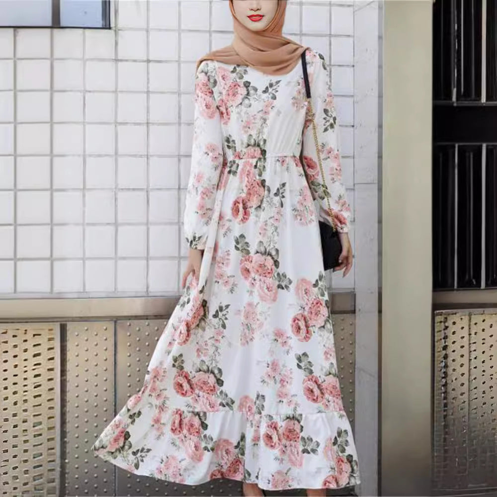 Women's Figure-flattering Floral A-line Skirt