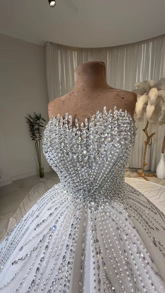 Luxury Wedding Dress | Ball Gown Bridal Dress GD106