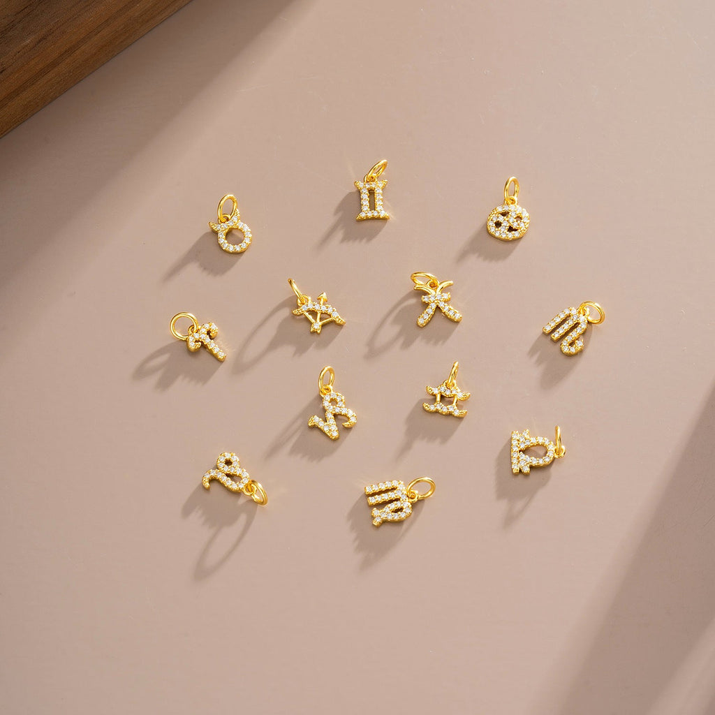S925 Silver 12 Zodiac Sign Pendant