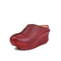 Summer Chunky Heel Platform Closed-Toe Shoes
