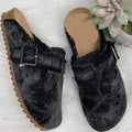 New Leopard Print Baotou Half-support Slip-on Shoes Peas Shoes