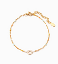 Mother & Daughter Connection Knot Bracelet - Soft Pink