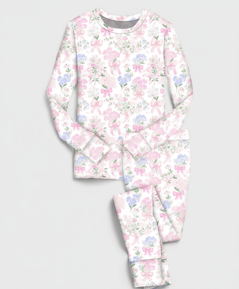 Charlie Play Springtime Wishes - Bamboo Lyocell Long Sleeve Lounge Set