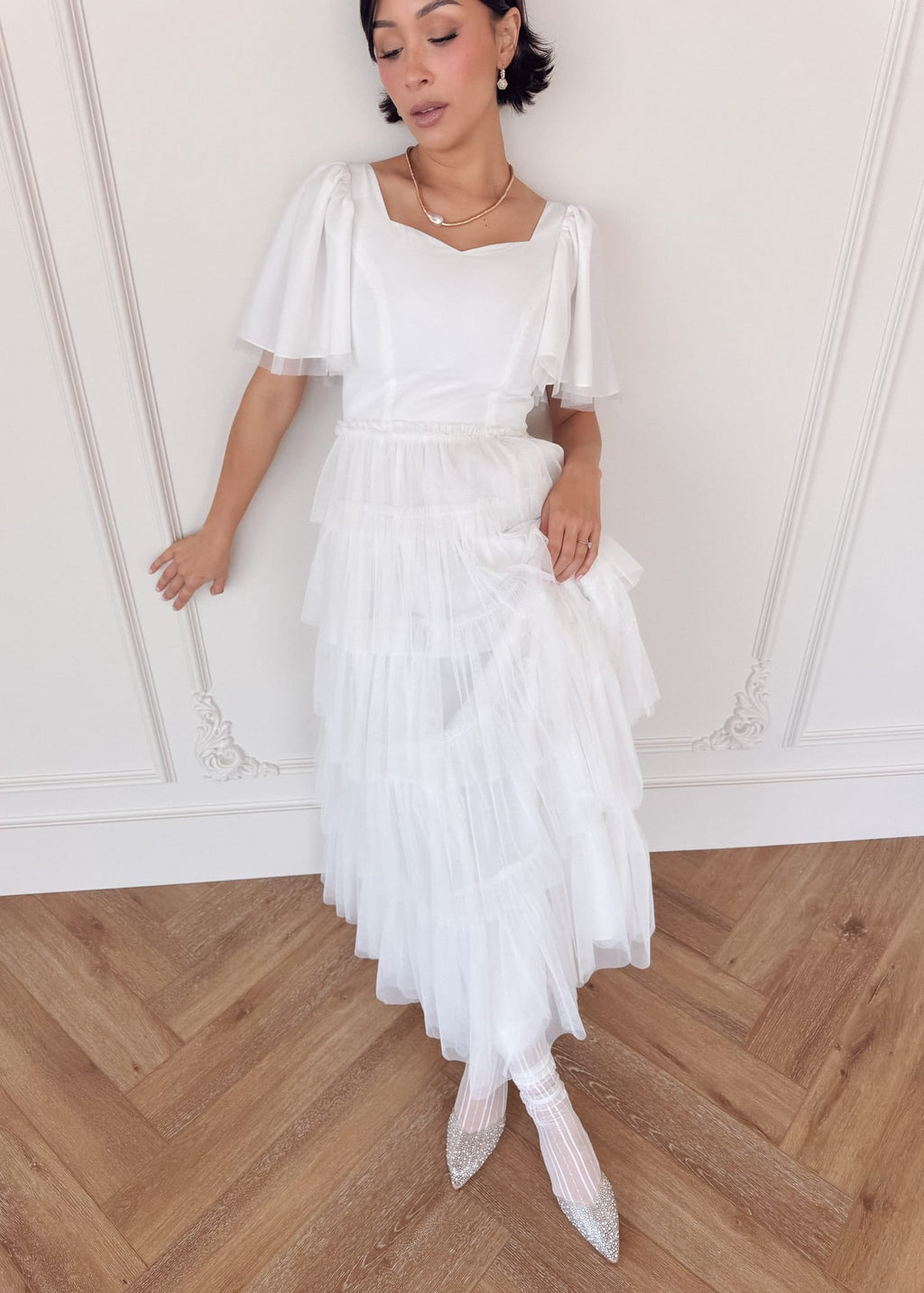 Allegro Dress White