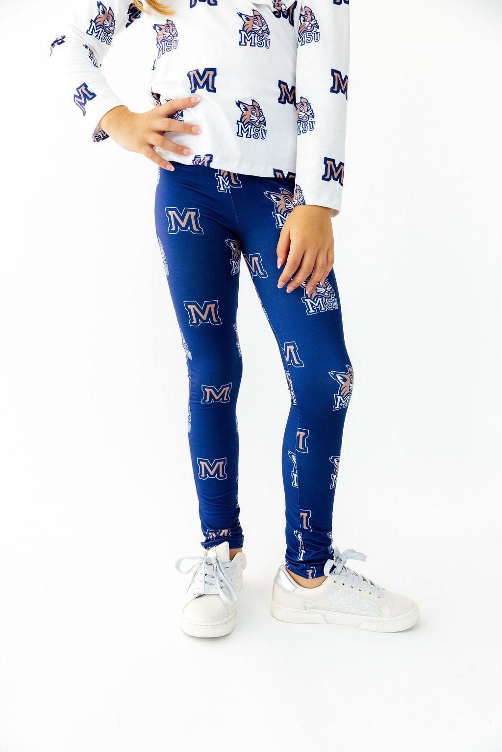 Montana State University Blue Bobcat Leggings