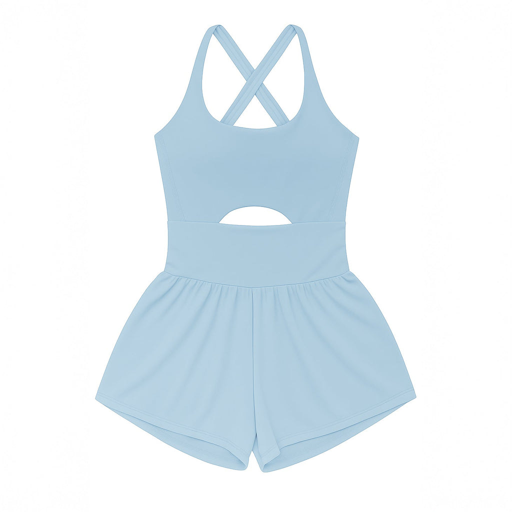 Haddie Romper - Blue