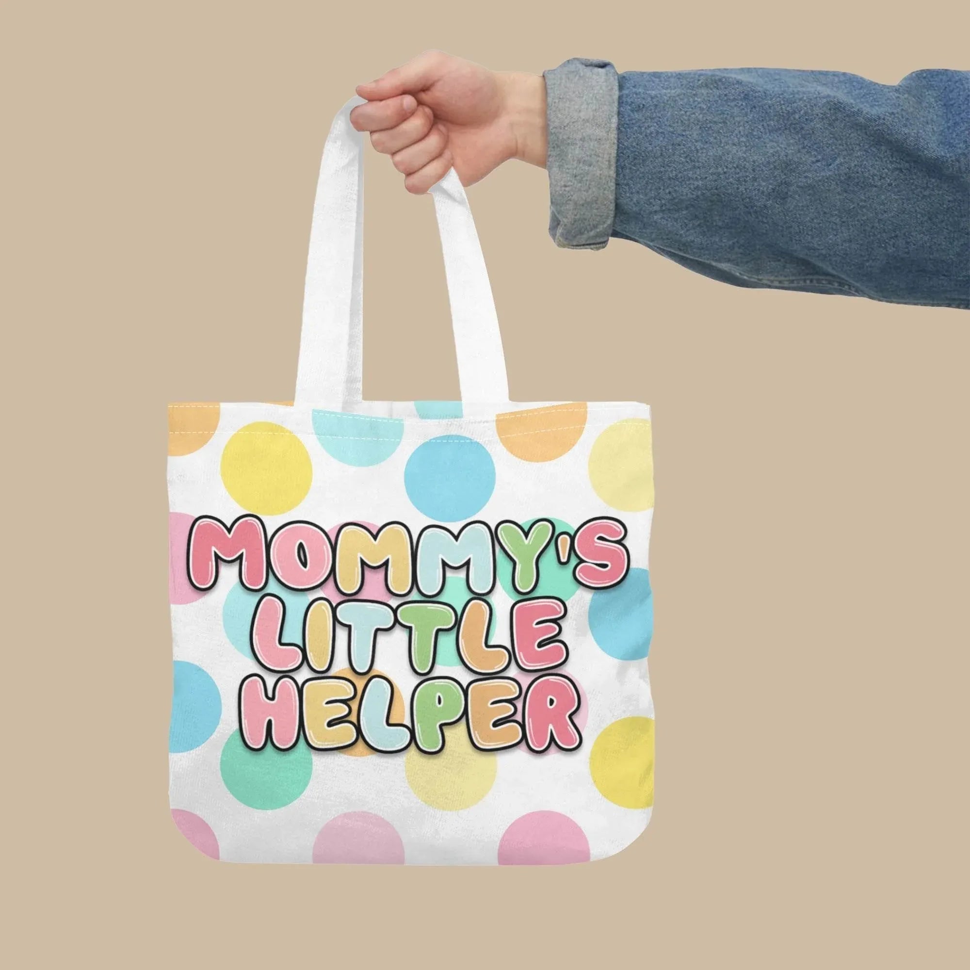 Mommys Little Helper Cloth Tote Bag