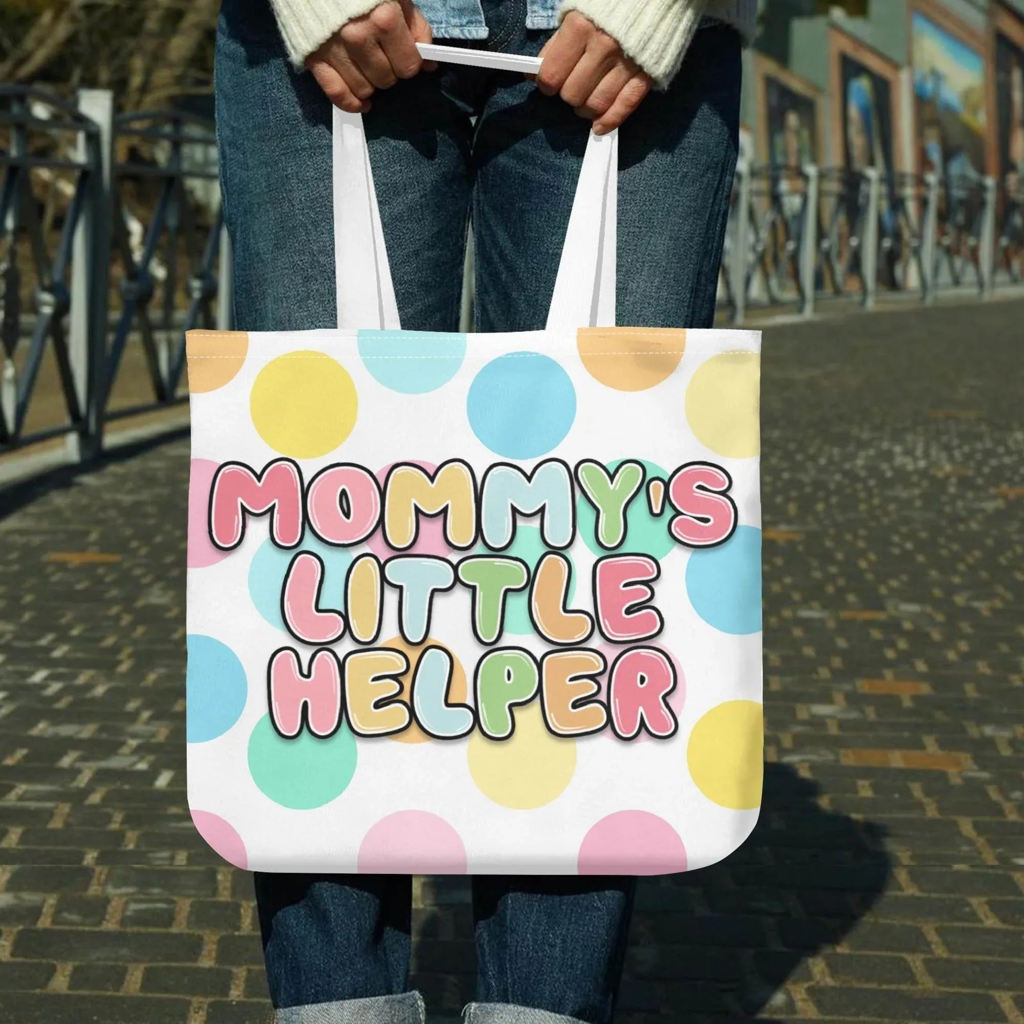 Mommys Little Helper Cloth Tote Bag