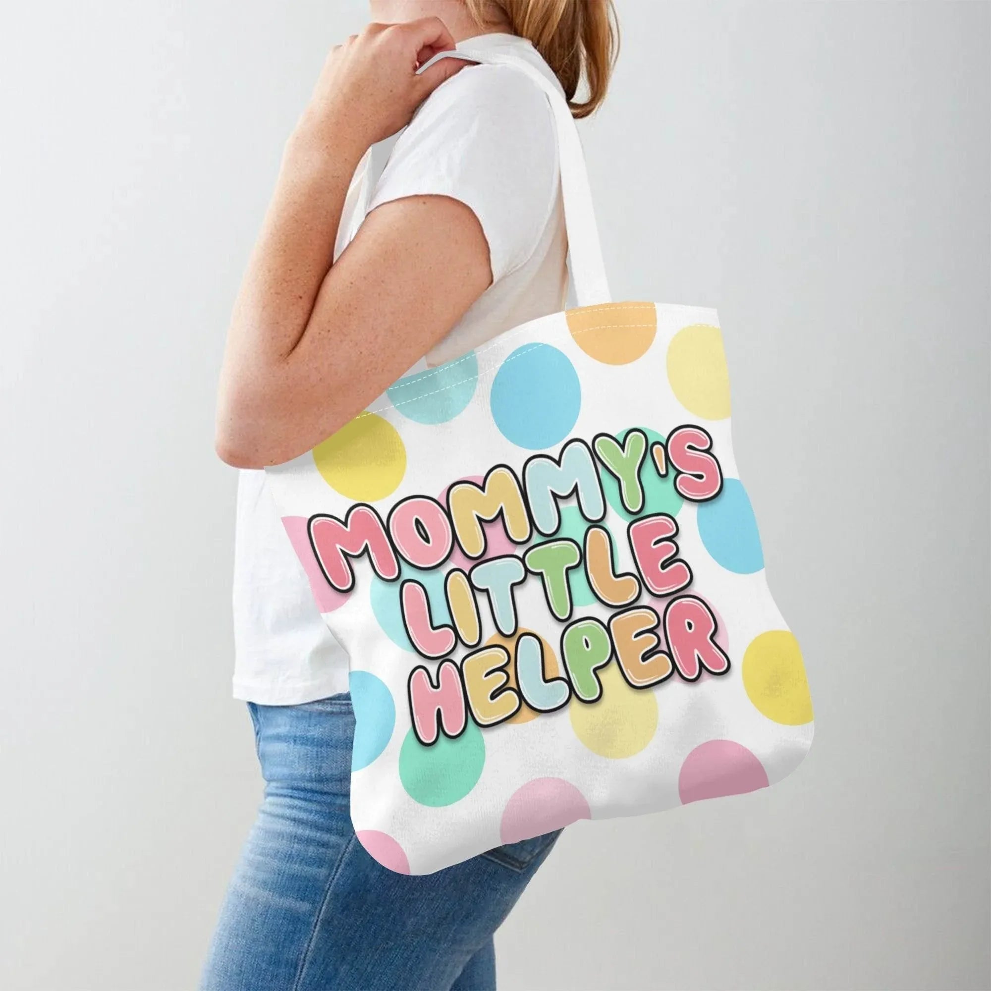 Mommys Little Helper Cloth Tote Bag
