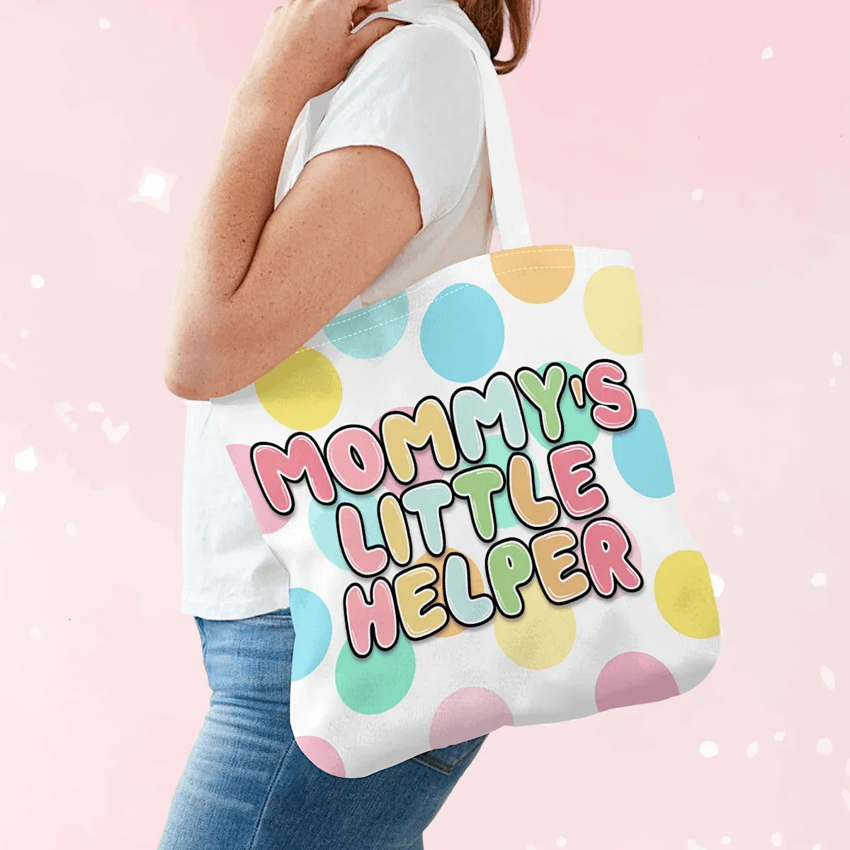 Mommys Little Helper Cloth Tote Bag