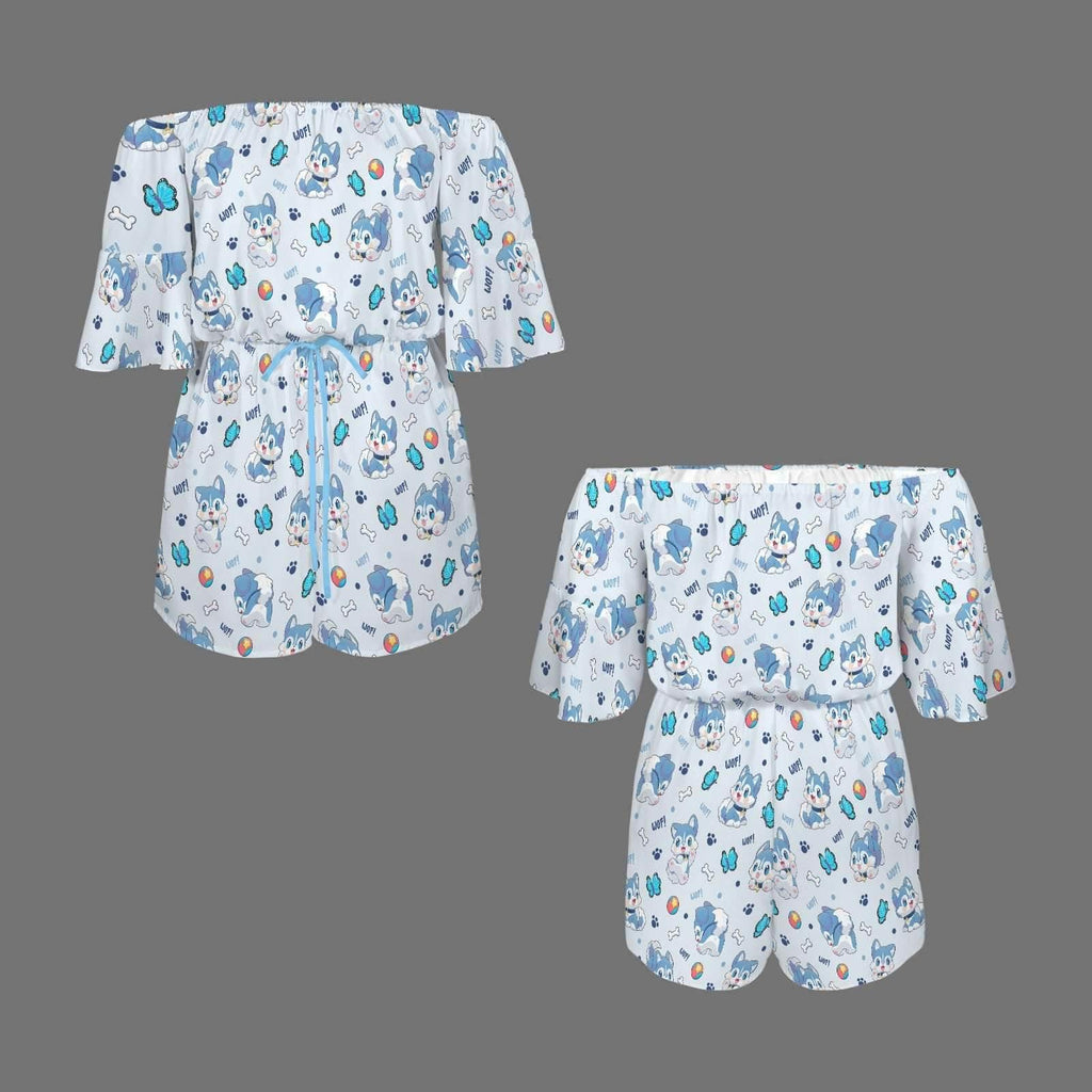 Lil Woof Peekaboo Playsuit