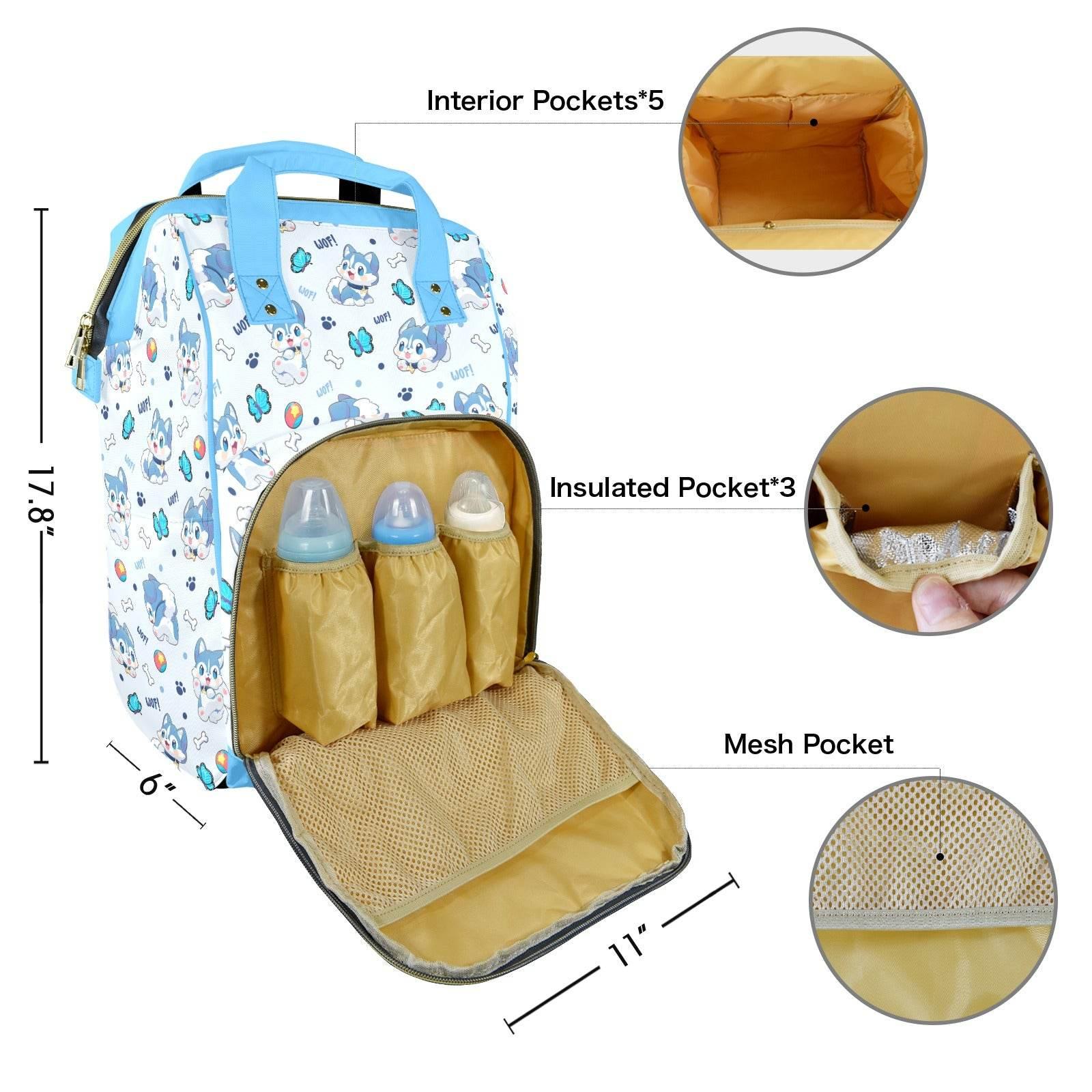 Lil Woof Large Diaper Bag