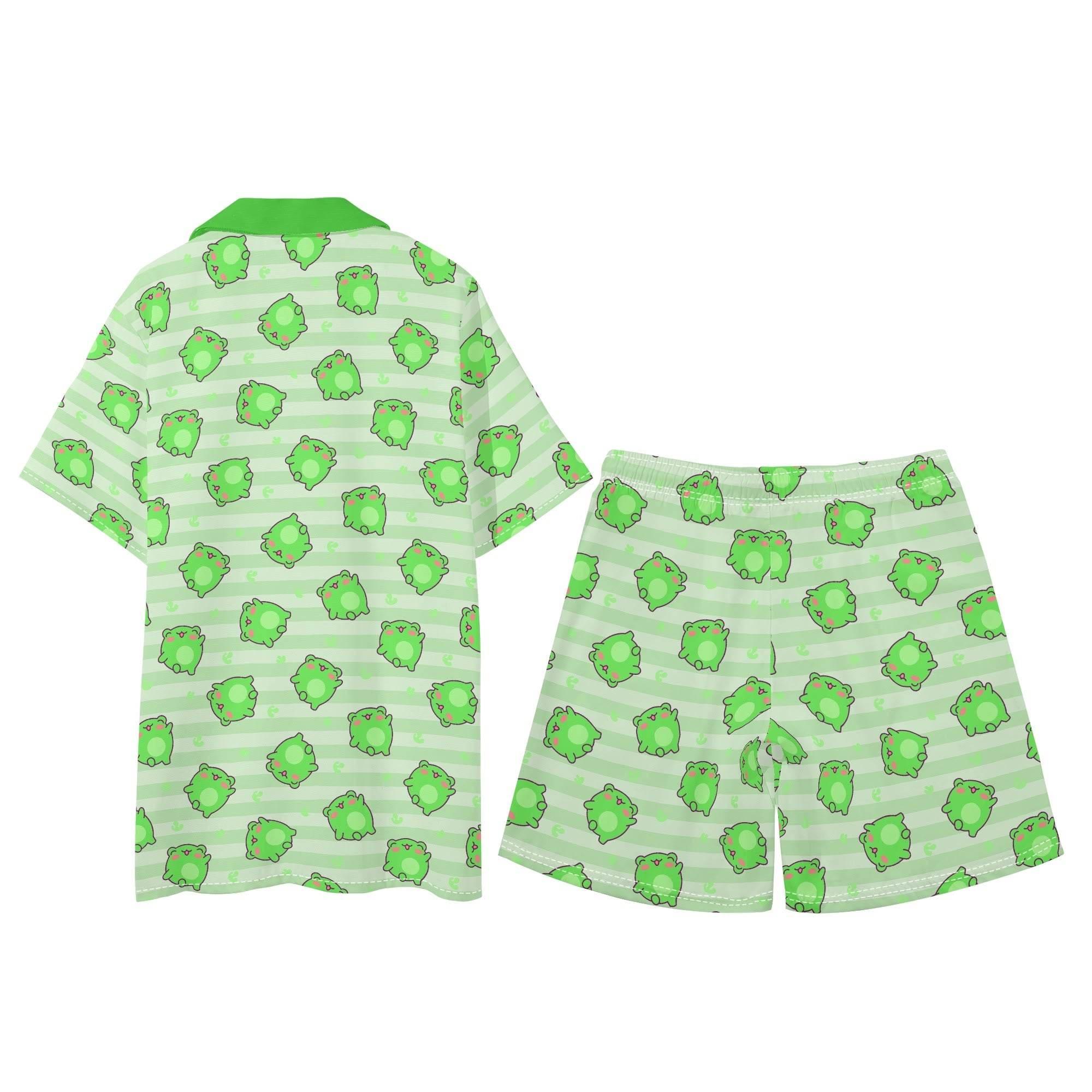 Leaping Froggie Unisex Shorts Set