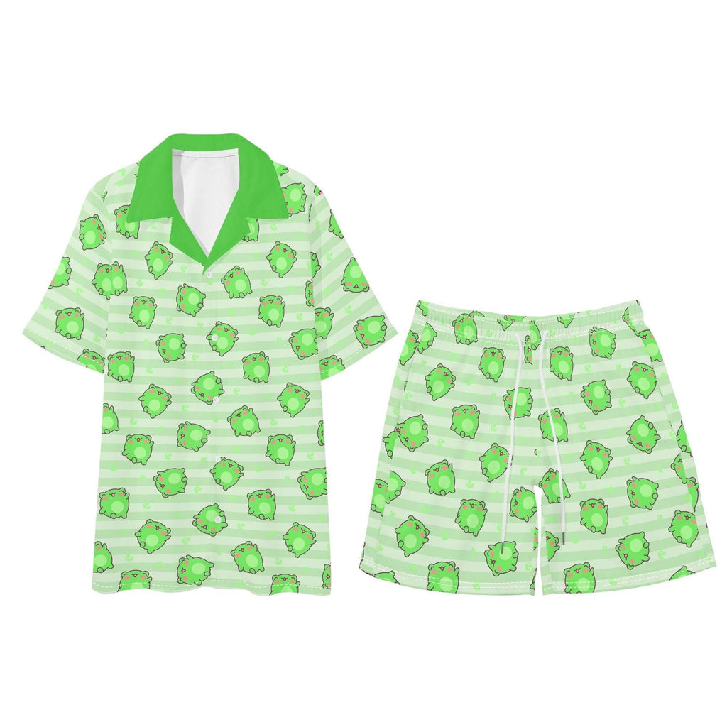 Leaping Froggie Unisex Shorts Set