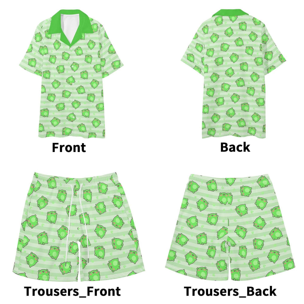 Leaping Froggie Unisex Shorts Set