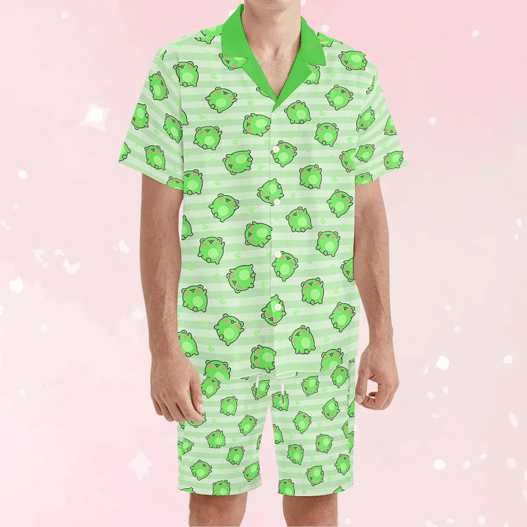 Leaping Froggie Unisex Shorts Set