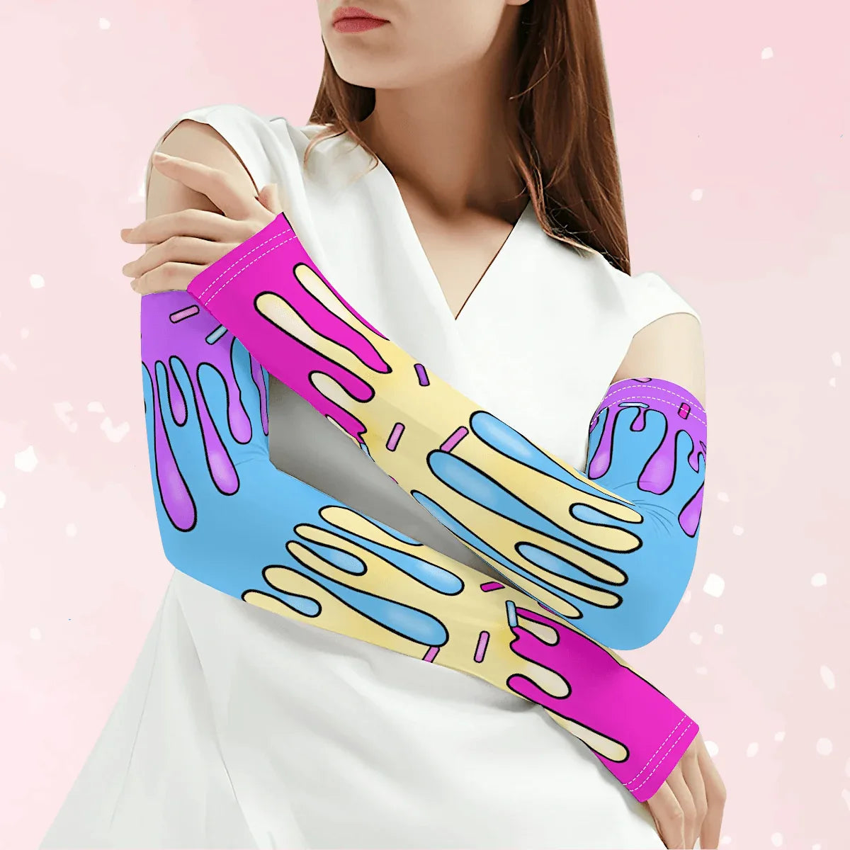 Melty Ice Cream Unisex Arm Covers