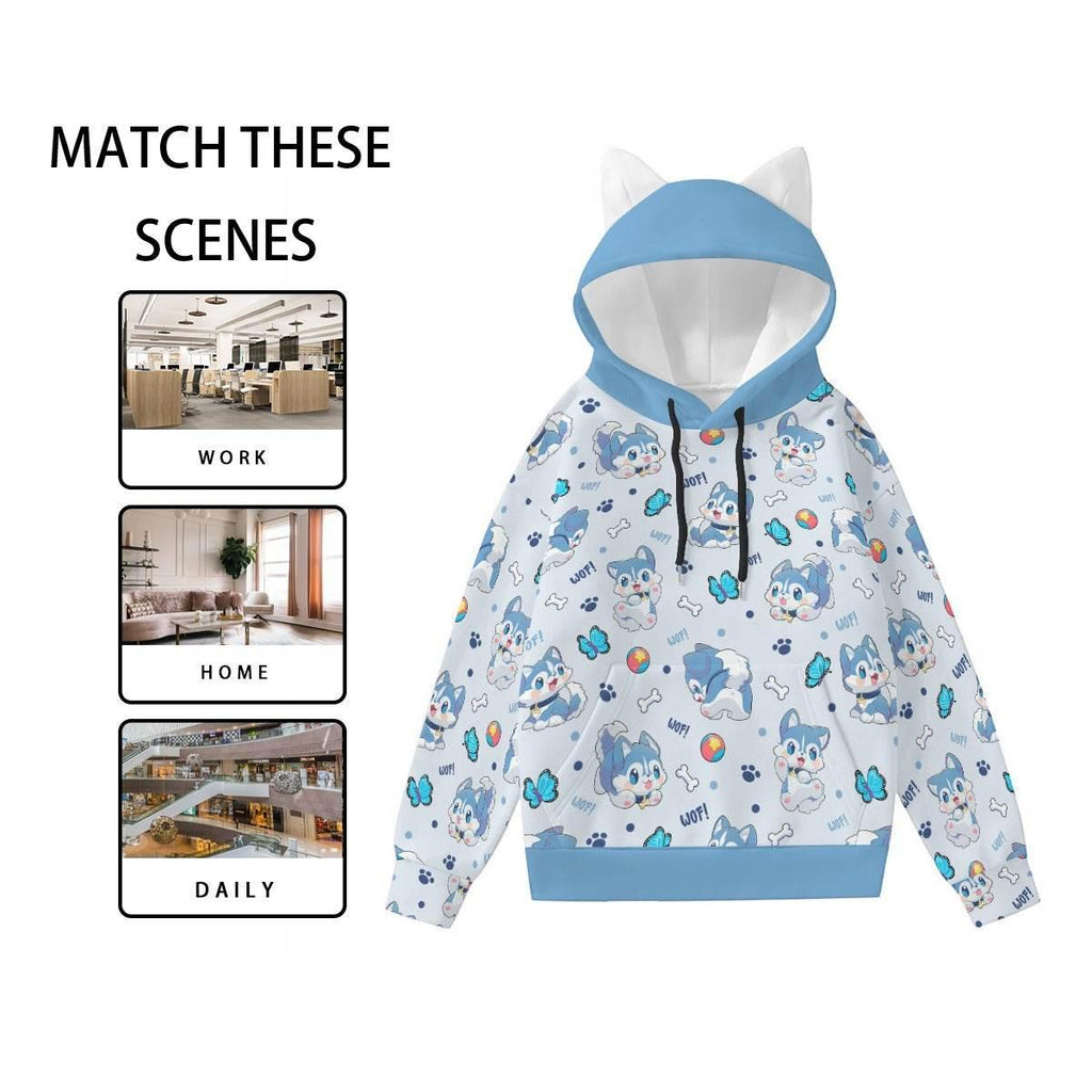 Lil Woof Ears Unisex Hoodie