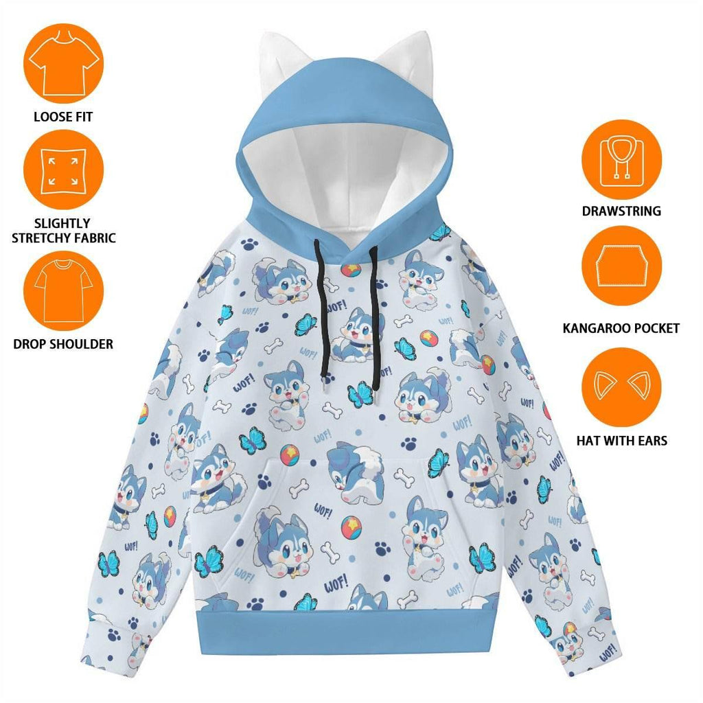 Lil Woof Ears Unisex Hoodie