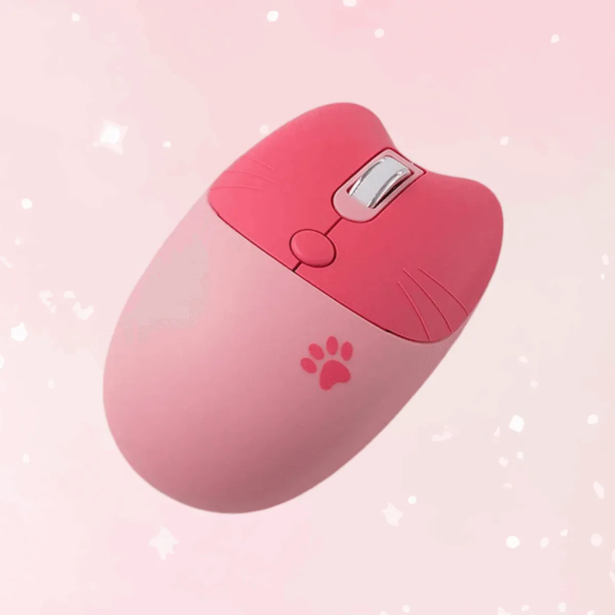 Kawaii Cat Ear Wireless Gaming Mouse