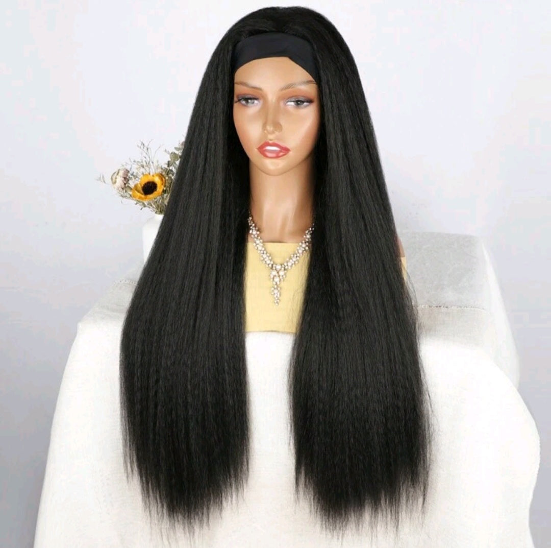 LydiaMFashions Straight Headband New Style Wig